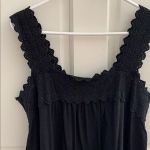 Old Navy Embroidered Square Neck Tank